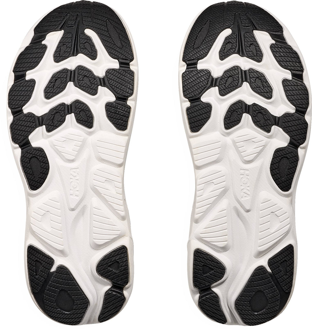 Hoka Clifton 10 WIDE FIT Mens Running Shoes - Black