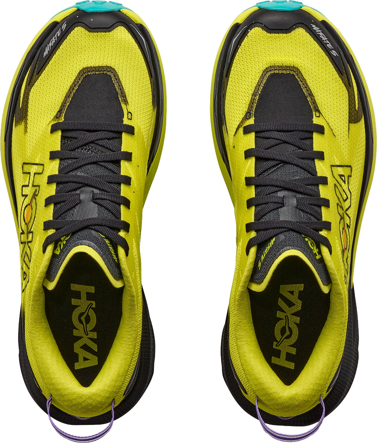 Hoka Mafate 5 Mens Trail Running Shoes - Yellow