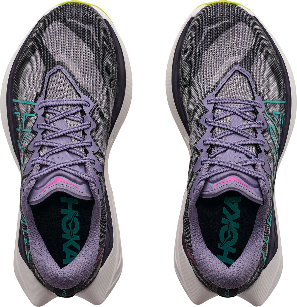 Hoka Rocket X Womens Trail Running Shoes - Purple