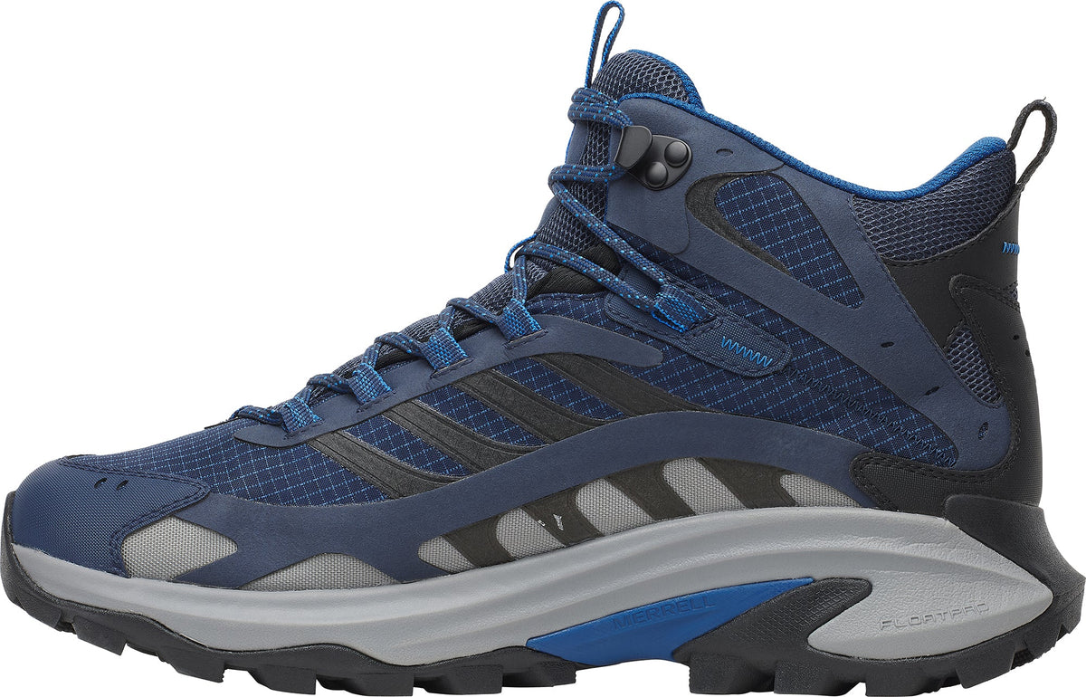 Merrell Moab Speed 2 Mid GORE-TEX Mens Walking Boots - Blue