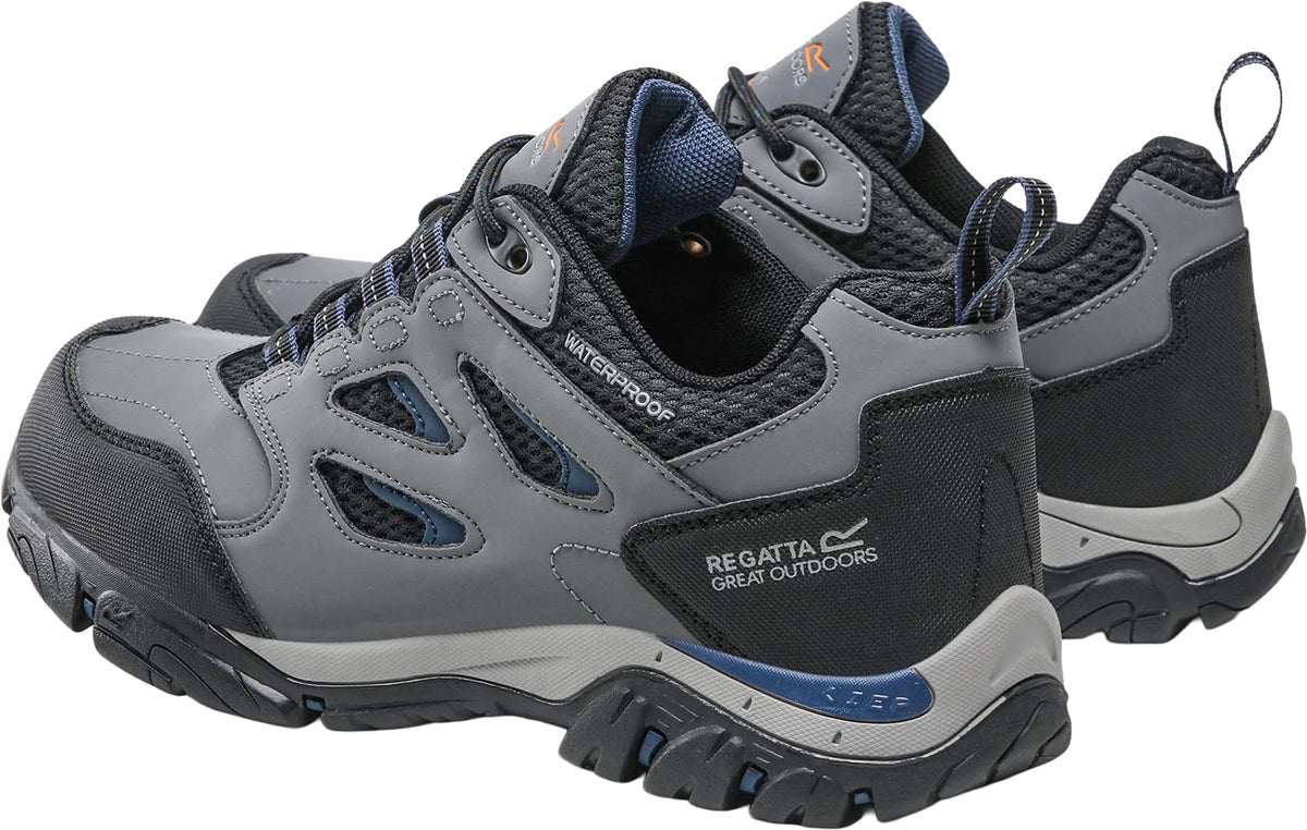 Regatta Holcombe Waterproof Mens Walking Shoes - Grey